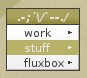 Fluxbox Root-Menu